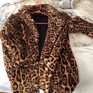 Cheetah fur jacket